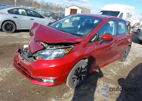 2017 Nissan Versa Note Sr z USA, uszkodzony, nr VIN 3N1CE2CP2HL355773